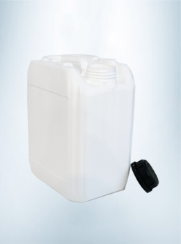 Jerrycan 5 liter industrieel 100 stuks transparant